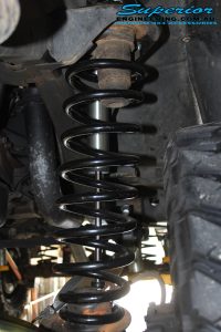 Inside view of a front Superior Coil Spring