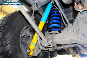 Rear right inside view of the fitted Bilstein Shock + Airbag
