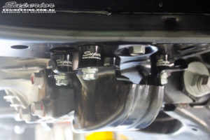 Close up shot of the fitted Superior Diff Drop Kit for the 200 Series